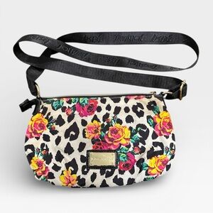 Betsey Johnson Vibrant Floral Crossbody Bag